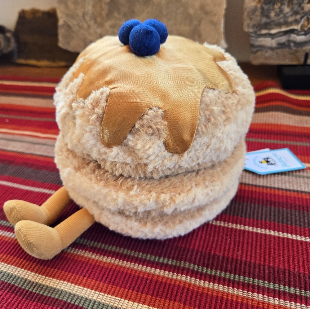 Jellycat Amuseables Fran Pancakes 5.x6.3x5.9" Soft & Plush NWT Authentic - Picture 5 of 7